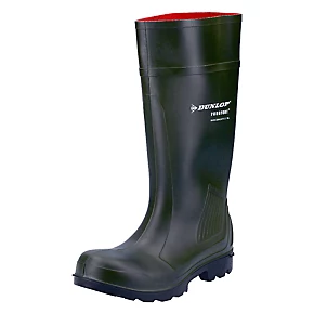 Dunlop Purofort Professional Safety Wellies Green Size 4 2 Dunlop Purofort Professional Safety Wellies Green Size 4 - Image 2