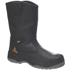 Site Hydroguard Safety Rigger Boots Black Size 8