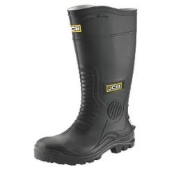 JCB Hydromaster Safety Wellies Black Size 9