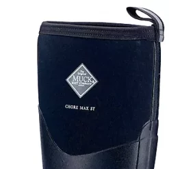 Muck Boots Chore Max Safety Wellies Black Size 13 -Deals Safe Step Boots Store 218JX A3