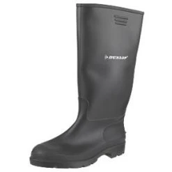 Dunlop Pricemaster 380PP Metal Free Non Safety Wellies Black Size 7 -Deals Safe Step Boots Store 2421C A4