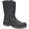 Site Hydroguard Safety Rigger Boots Black Size 11