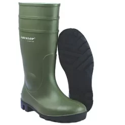 Dunlop Protomastor 142VP Safety Wellies Green Size 11 -Deals Safe Step Boots Store 30792 A1