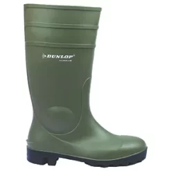 Dunlop Protomastor 142VP Safety Wellies Green Size 11 -Deals Safe Step Boots Store 30792 A3
