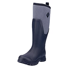 Muck Boots Arctic Sport II Tall Metal Free Ladies Non Safety Wellies Black/Grey Size 8 2 Muck Boots Arctic Sport II Tall Metal Free Ladies Non Safety Wellies Black/Grey Size 8 - Image 2
