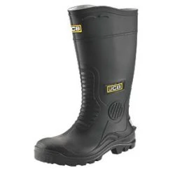 JCB Hydromaster Safety Wellies Black Size 8