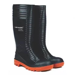 Dunlop Acifort Safety Wellies Black Size 10 -Deals Safe Step Boots Store 61292 A2