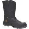 Site Hydroguard Safety Rigger Boots Black Size 7
