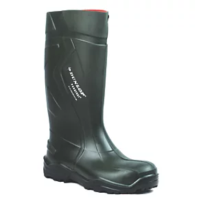 Dunlop Purofort+ Safety Wellies Green Size 8 1 Dunlop Purofort+ Safety Wellies Green Size 8