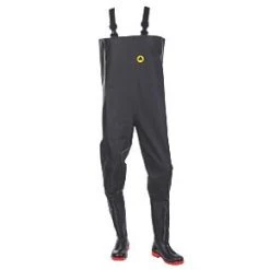 Amblers Danube Safety Chest Waders Black XX Large Size 9