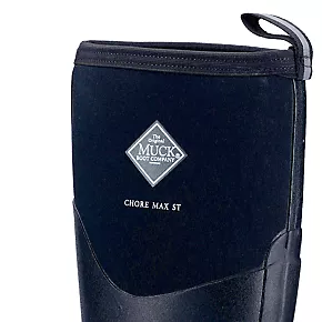 Muck Boots Chore Max Safety Wellies Black Size 10 4 Muck Boots Chore Max Safety Wellies Black Size 10 - Image 4