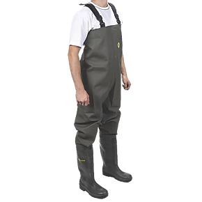 Amblers Tyne Safety Chest Waders Green One Size Size 13 2 Amblers Tyne Safety Chest Waders Green One Size Size 13 - Image 2