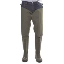 Amblers Forth Safety Thigh Waders Green Size 8