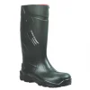 Dunlop Purofort+ Safety Wellies Green Size 10