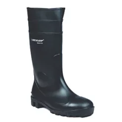 Dunlop Protomastor Safety Wellies Black Size 9