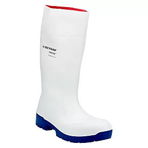 Dunlop Food Pro Safety Wellies White Size 10.5 1 Dunlop Food Pro Safety Wellies White Size 10.5